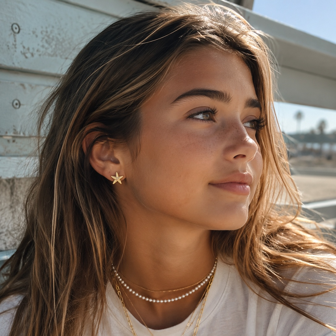 The Mini Starfish Earring