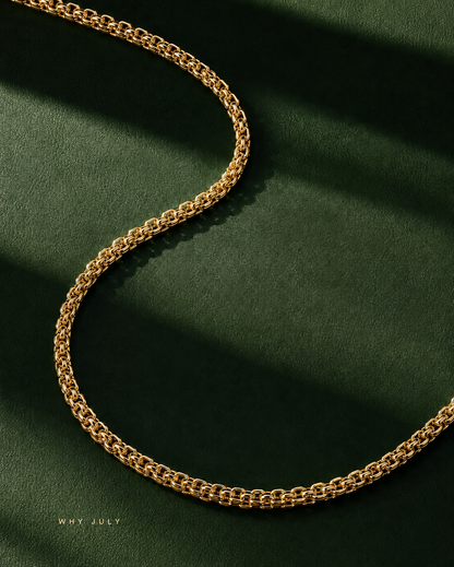 The Luxe Rope necklace, detail view 2