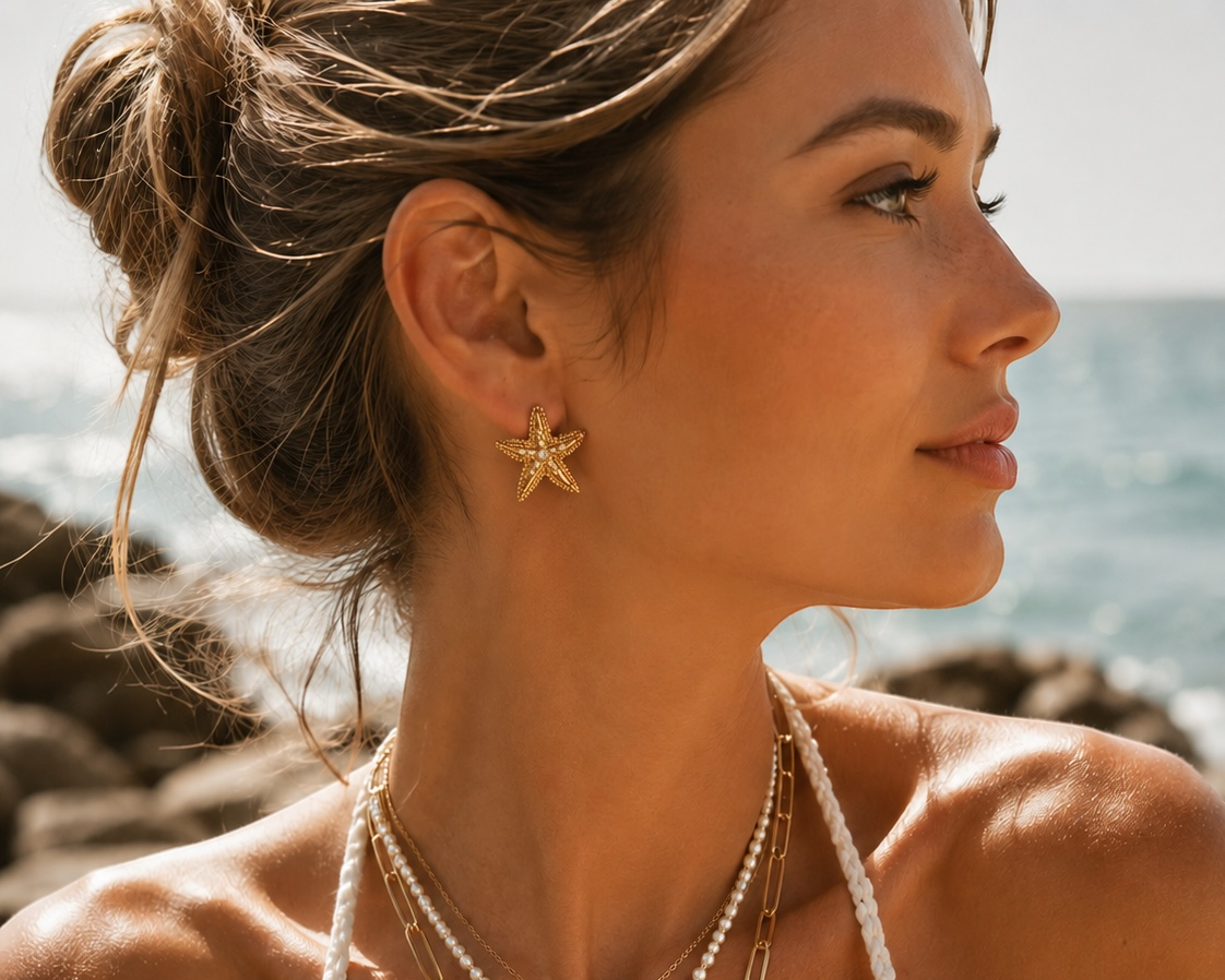 The Salty Starfish Earring